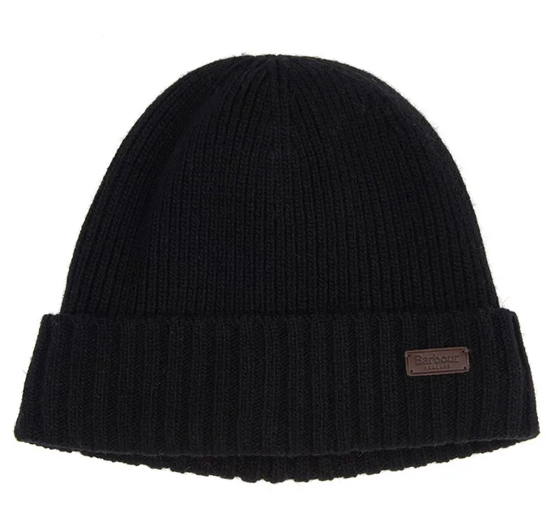Barbour Carlton Beanie Hat in Black